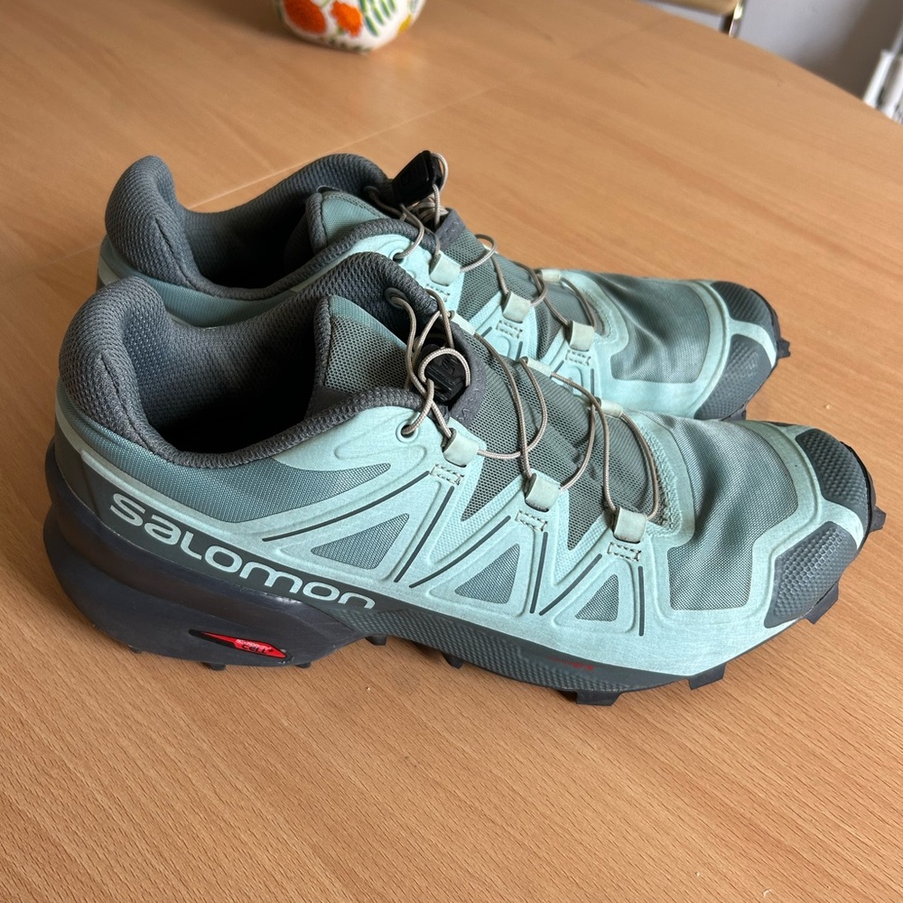 Salomon Women’s Speedcross 5 Trail Running Shoes — Mint Green